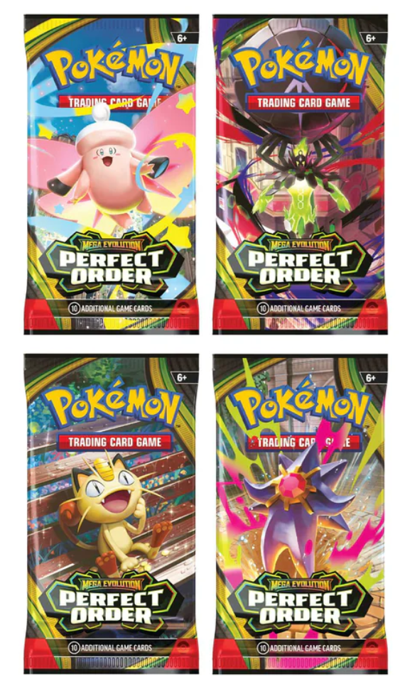 Pokémon Mega Evolution: Perfect Order Booster Packs (Single)