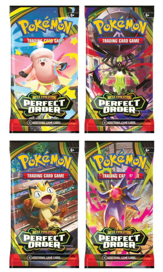 Pokémon Mega Evolution: Perfect Order Booster Packs (Single)