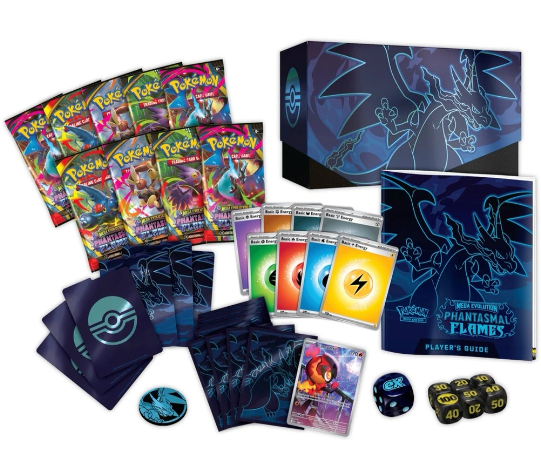 Pokemon TCG: Mega Evolution: Phantasmal Flames Elite Trainer Box.